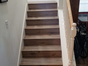 LVP flush stair-nose install