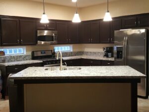 Full granite kitchen