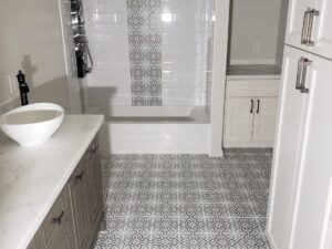 Complete custom bathroom renovation