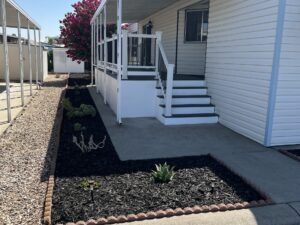 Custom built Trex deck and railing